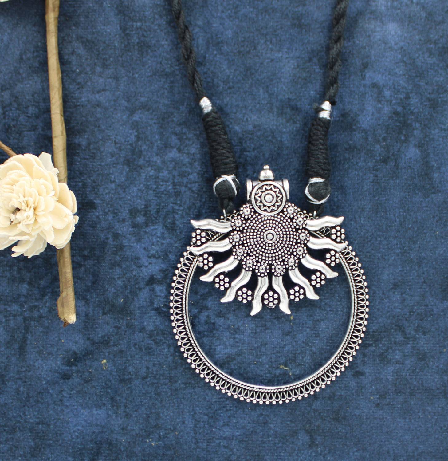 Gurjari Jewellers Silver Plated Brass Necklace