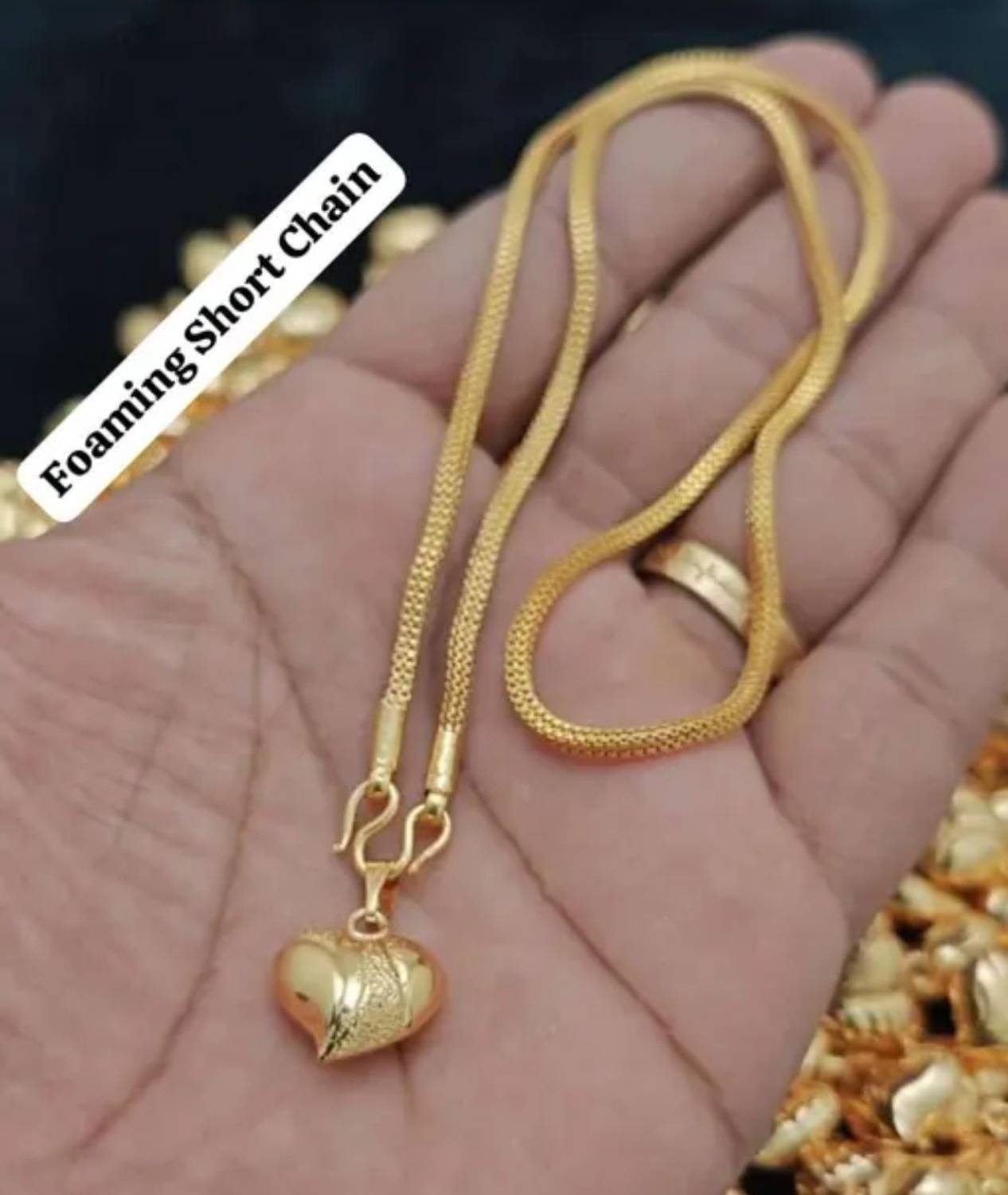 ALEXIJEWELS Agate Gold-plated Plated Copper Chain