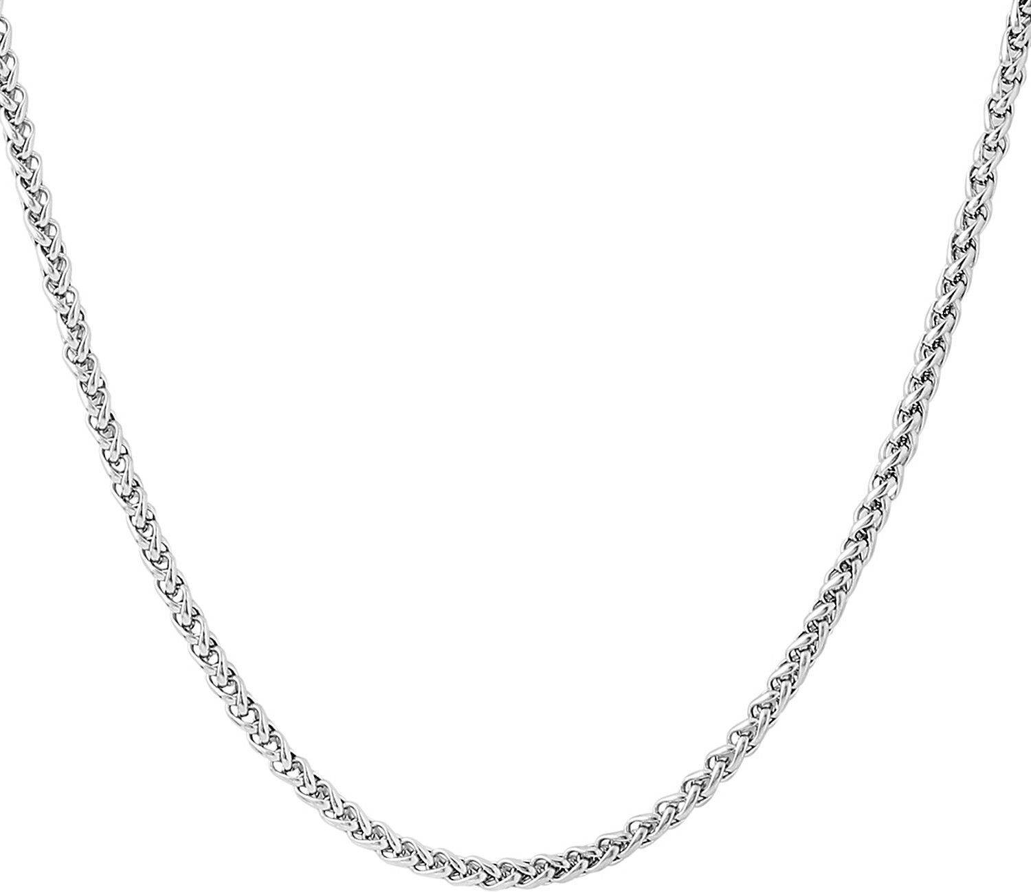 YELLOW Chimes Stainless Steel Wheat Chain Necklace - Image 3