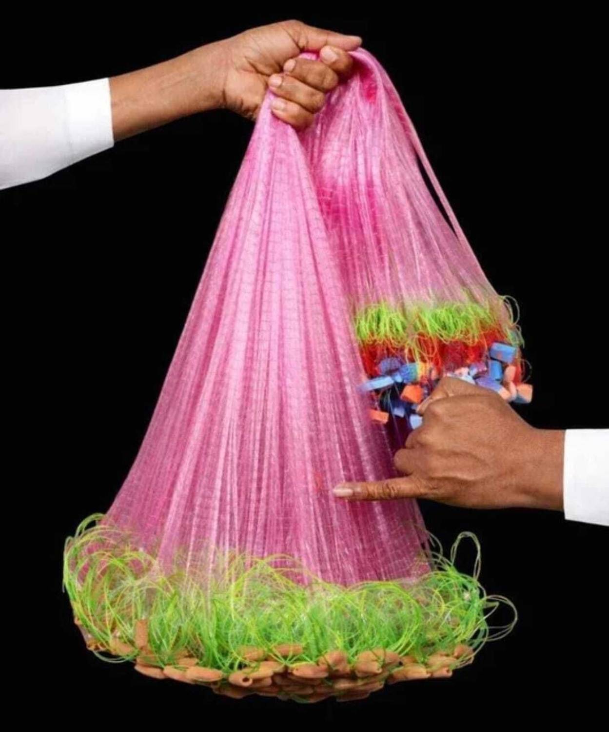 AhmedFishNet 20mm MESH SIZE,HEIGHT-3feet Fishing Net