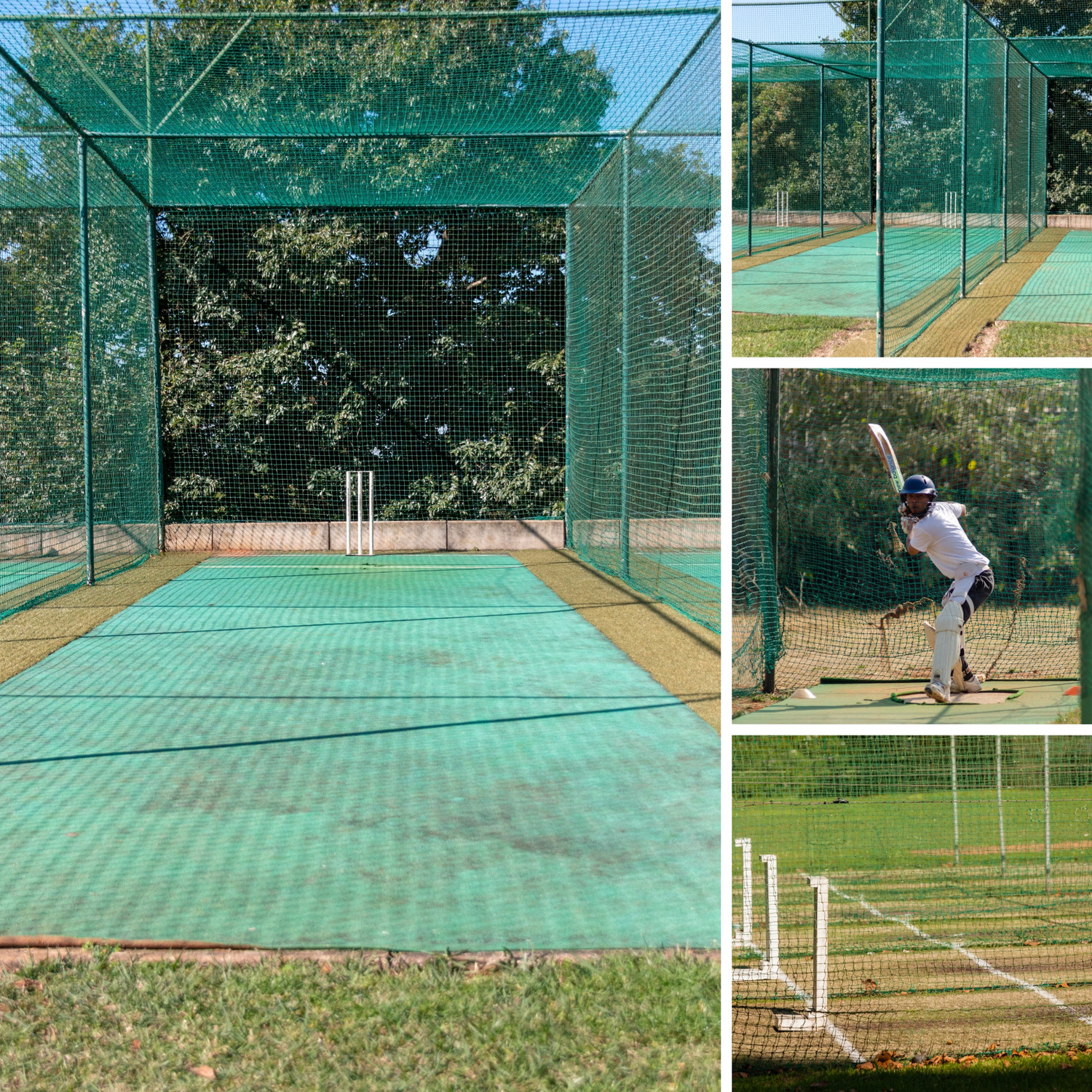 Image of Zain Sports 50x10Ft. Nylon Ground Cricket Practice Net Cricket Net