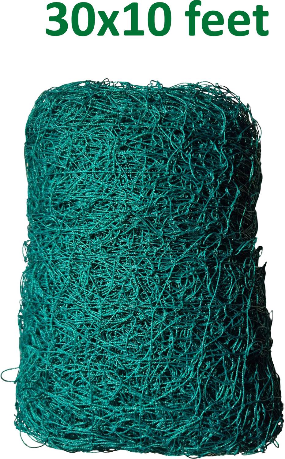 blumax Cricket Practice Net – 30 × 10 ft (Green) – Heavy Duty Nylon Cricket Net
