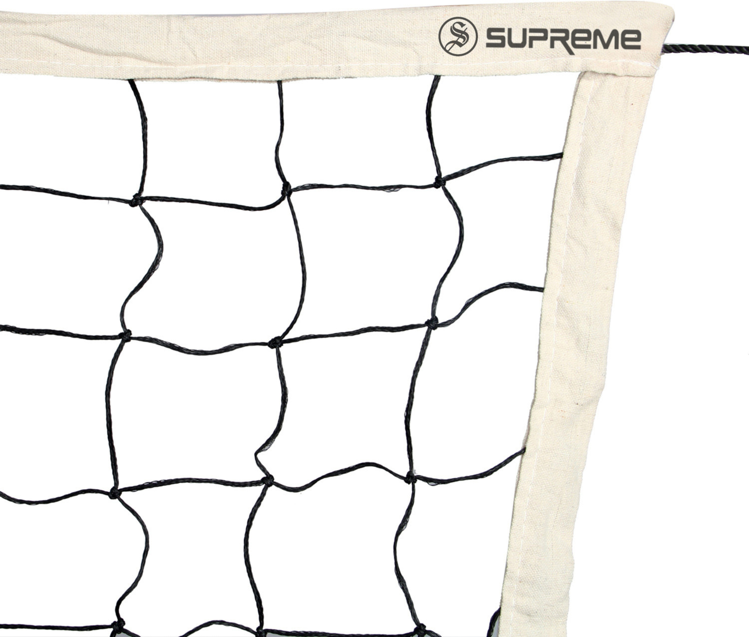 Image of Supreme Volleyball Net Classic (4 Side Canvas) Heavy Duty (Pack Of 1) Volleyball Net