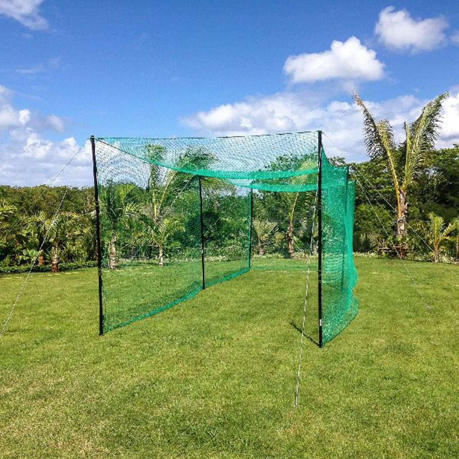 Image of Zain Sports 50x10Ft. Nylon Ground Cricket Practice Net Cricket Net