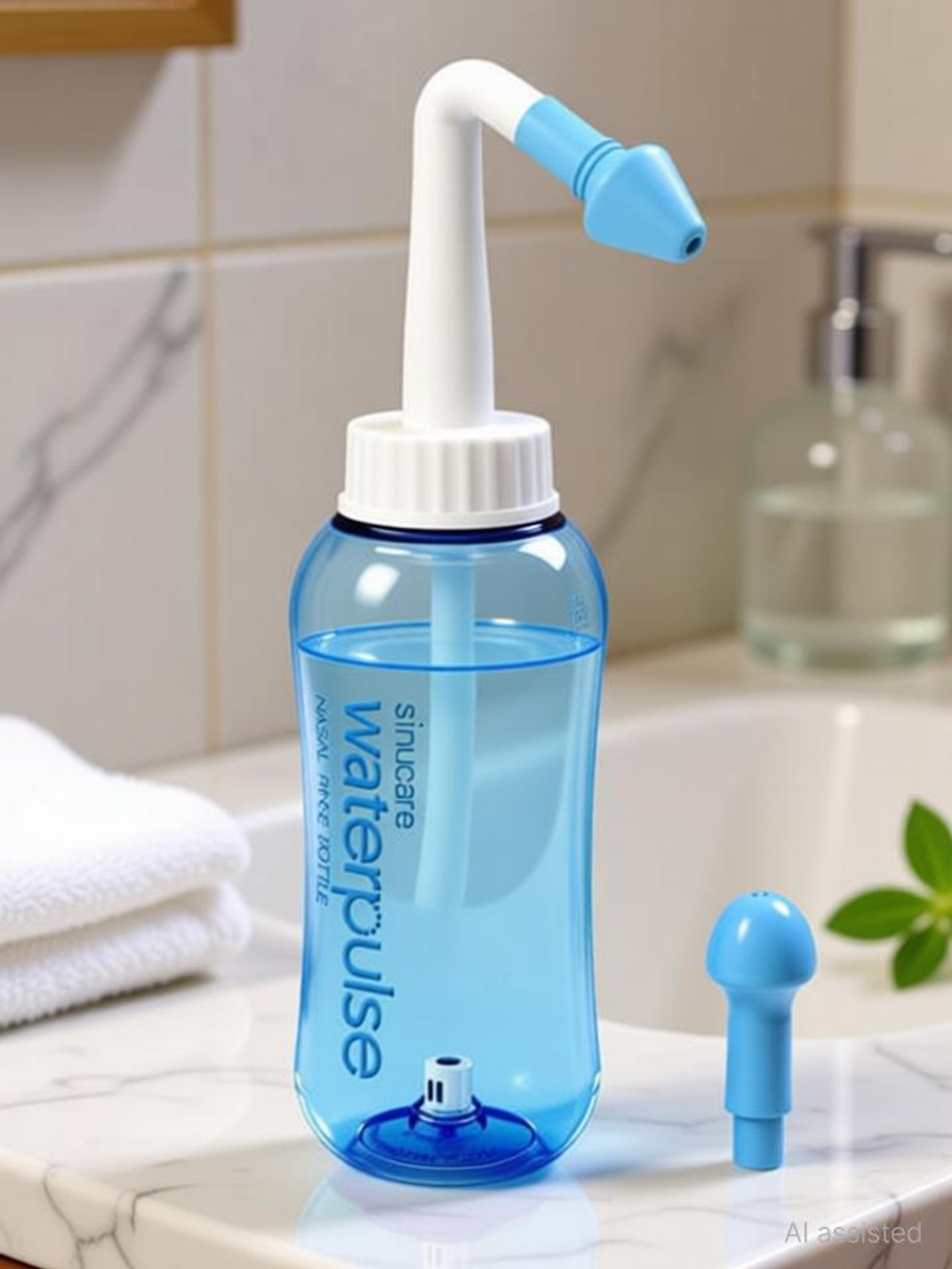Image of JUDEE Plastic Blue Neti Pot