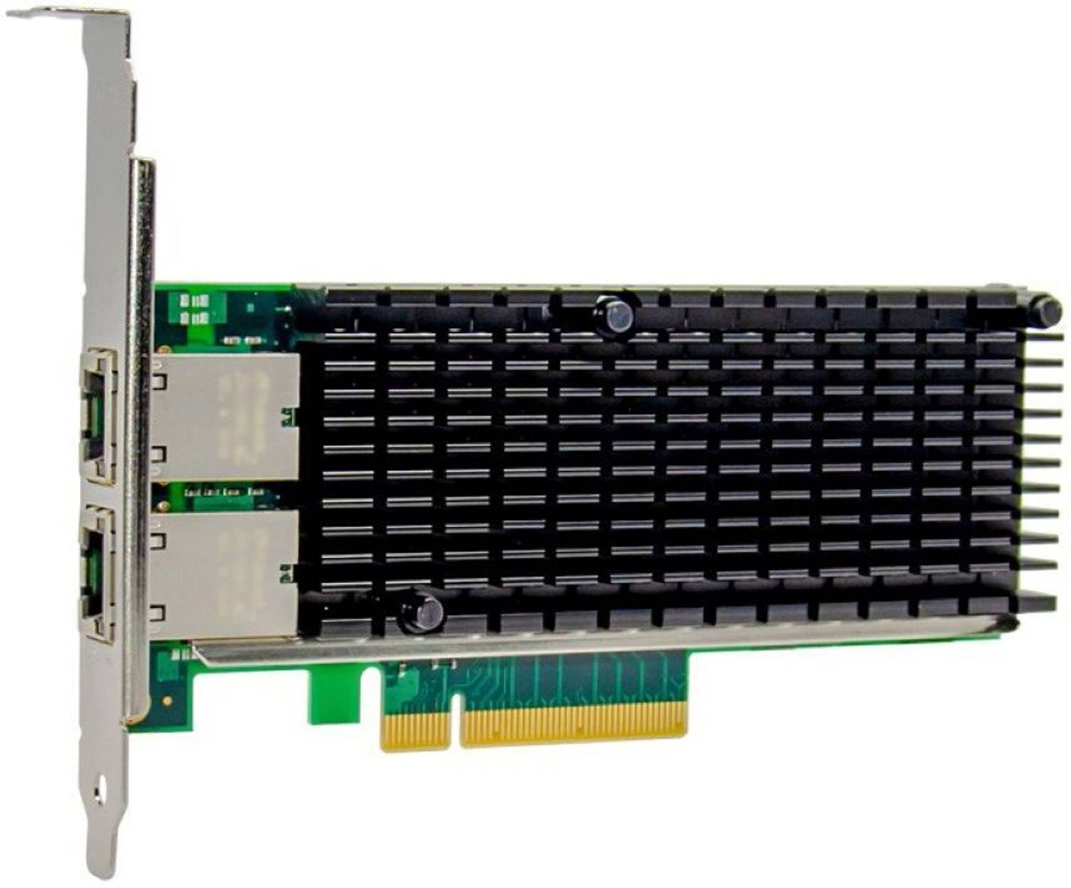 BOXNUBE 10G PCIe x8 Dual Port LAN Card PCI-E Intel x540 Chipset, 2