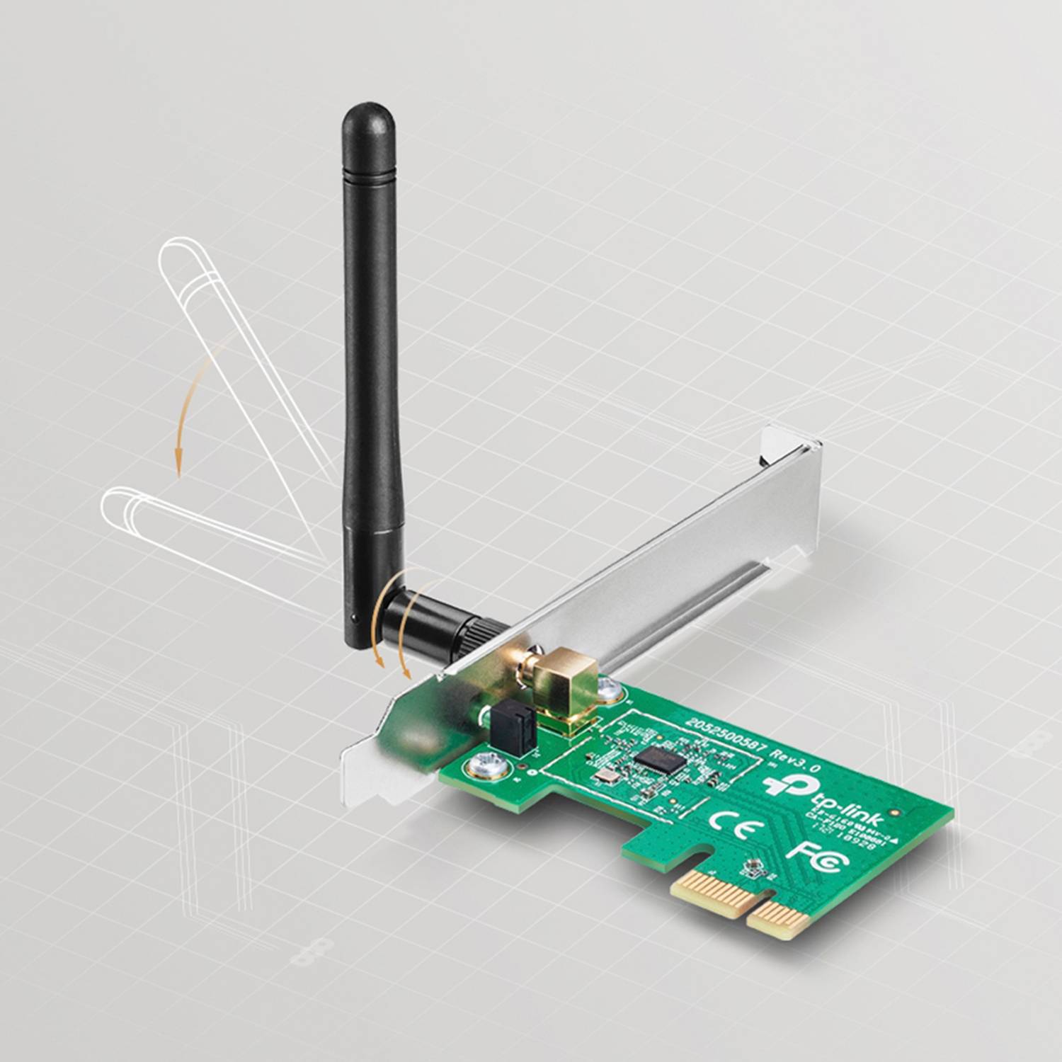 TP-Link TL-WN781ND 150Mbps Wireless N PCI Network Interface Card