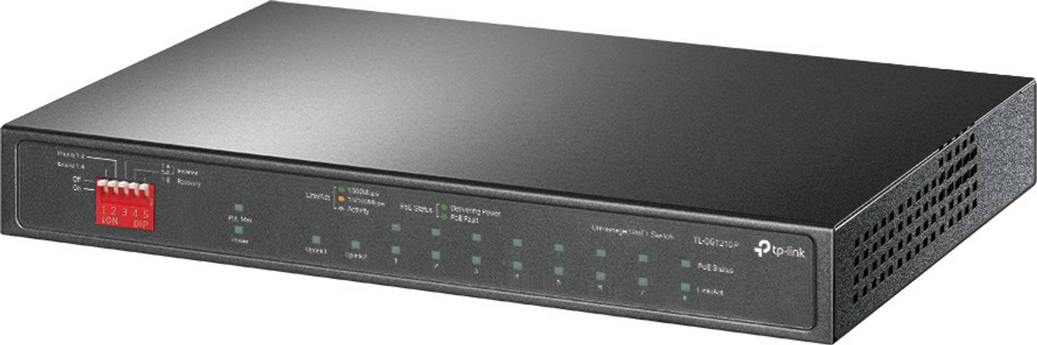 TP-Link TL-SG1210P 10 Ports 1000 Mbps Unmanaged Network Switch