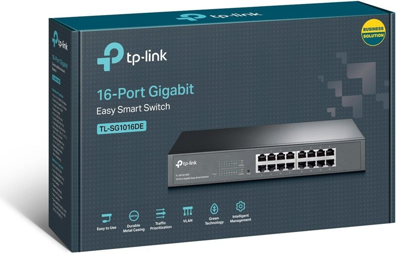 Image of TP-Link TL-SG1016DE 16 Ports 1000 Mbps Smart Network Switch