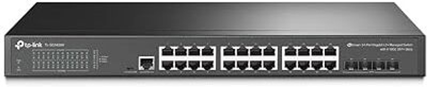 Image of TP-Link Tl-Sg3428x,Jetstream 24 Port Gigabit, L2+ Smart Managed,Omada Sdn Integrated 24 Ports 1000 Mbps Smart Network Switch