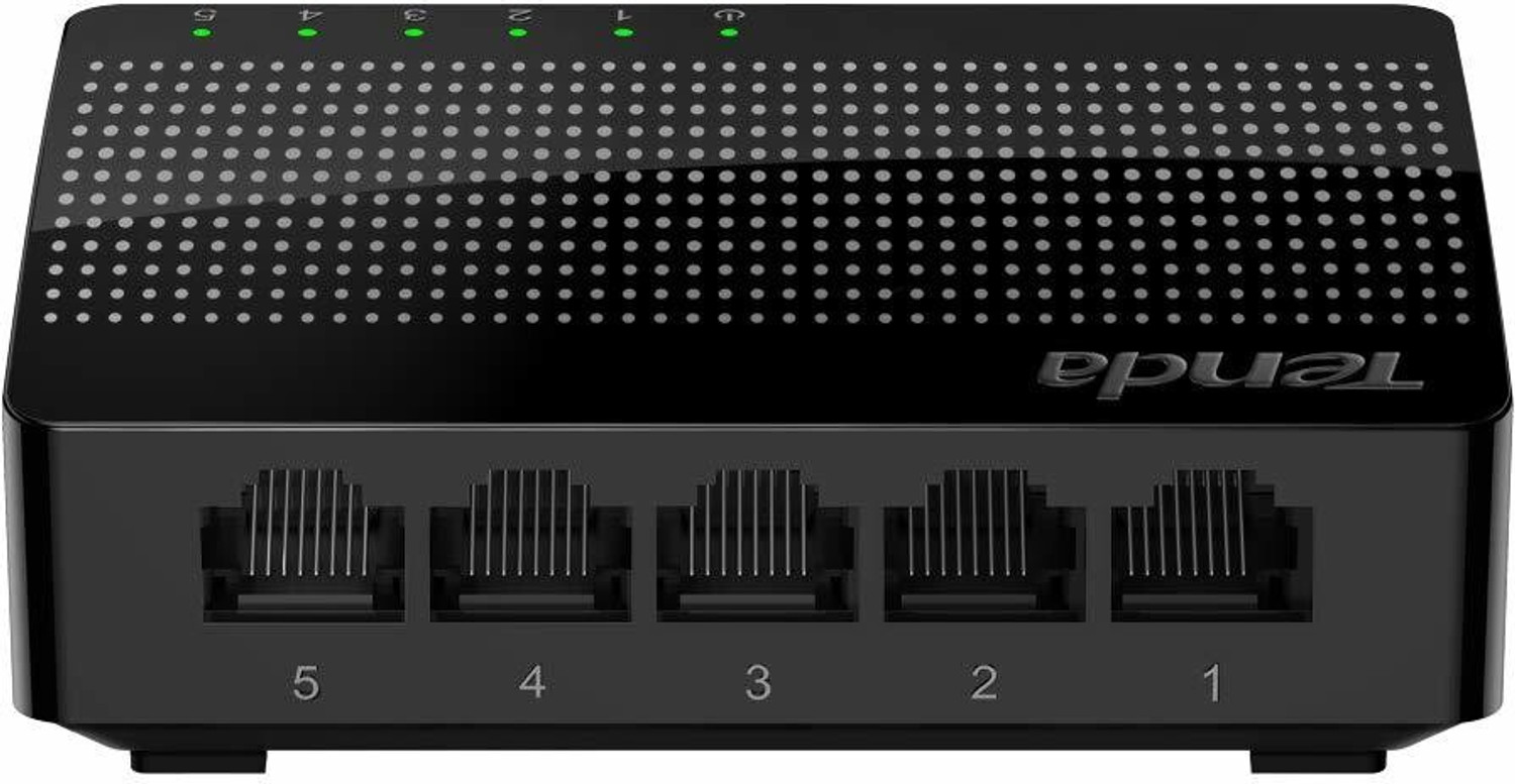 Image of TENDA SG105 5-Port 10 /100 /1000Mbps Gigabit Desktop 5 Ports 1000 Mbps Unmanaged Network Switch