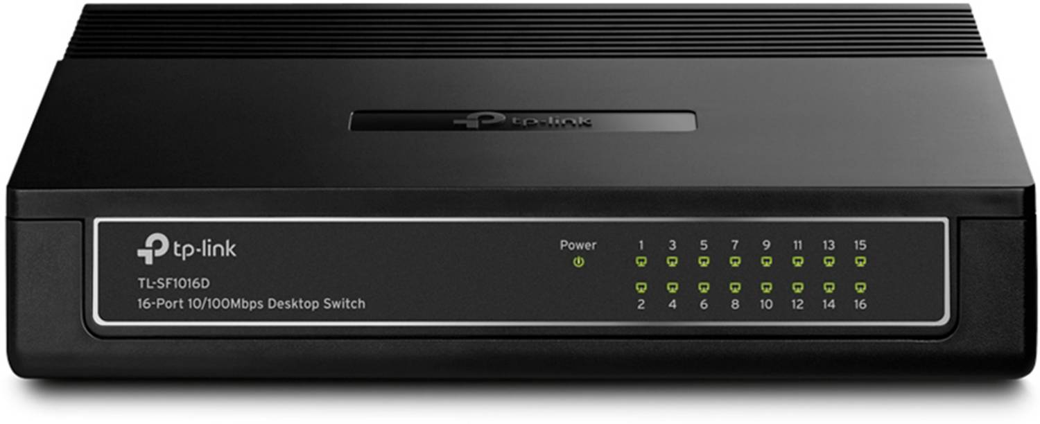 Switch con 16 puertos a 10/100 Mbps