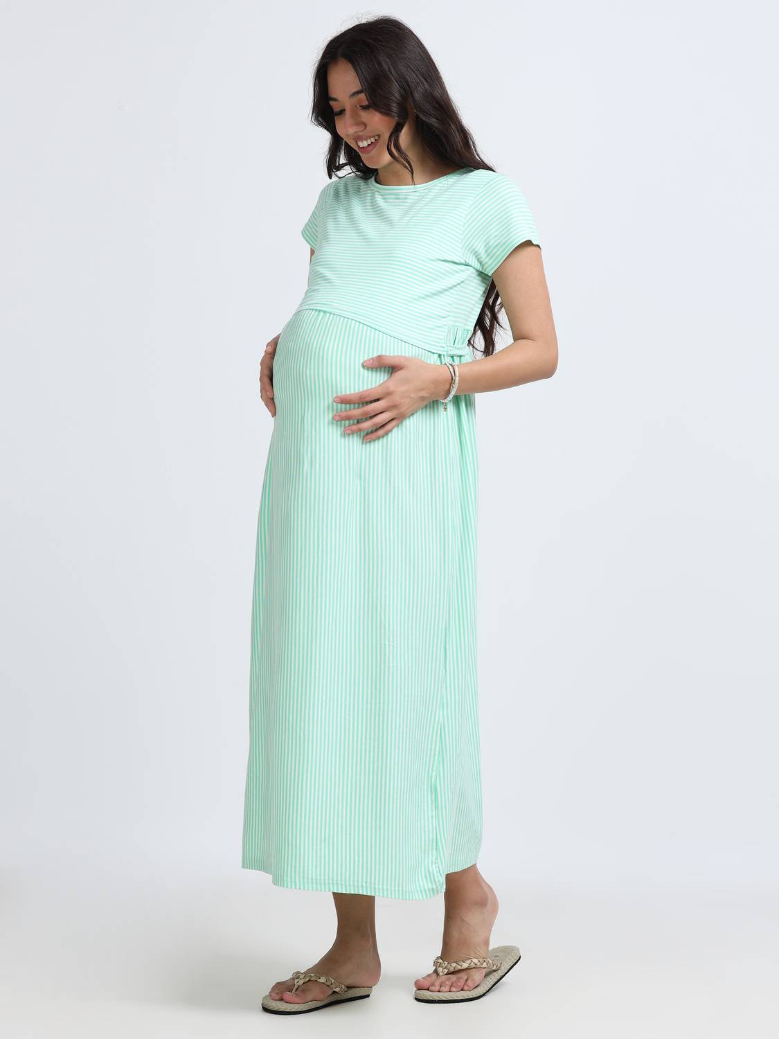 Ajju's Women Maternity/Nursing Nighty