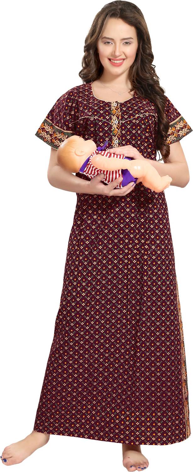 AV2 Women Maternity/Nursing Nighty