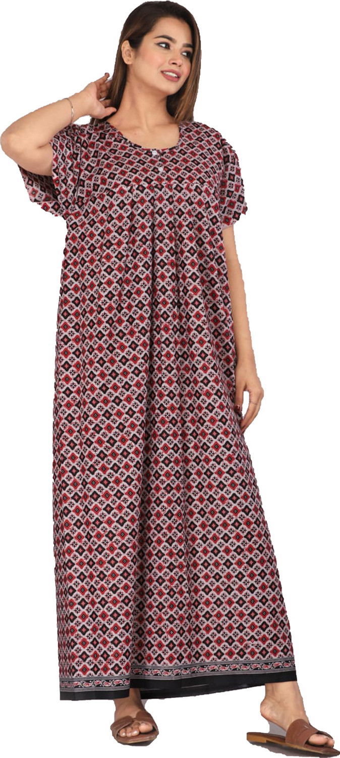 Image of Kuruti B Sheets Women Nighty