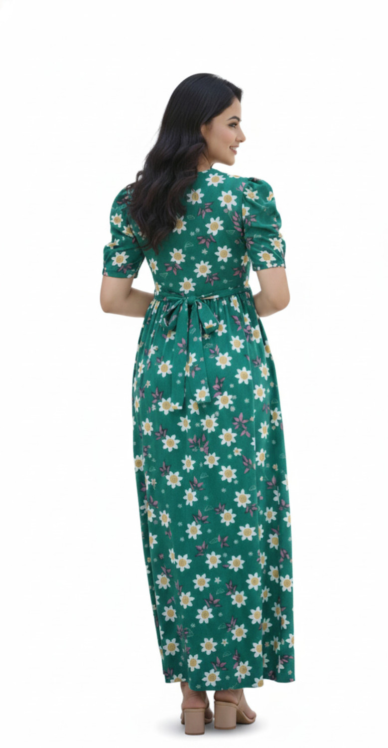 Image of KANNIMAR Women Maternity /Nursing Nighty