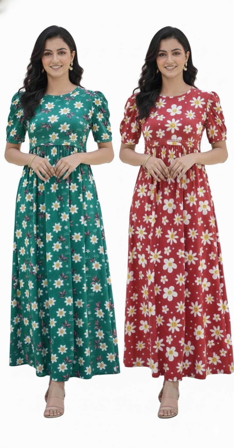 Image of KANNIMAR Women Maternity /Nursing Nighty