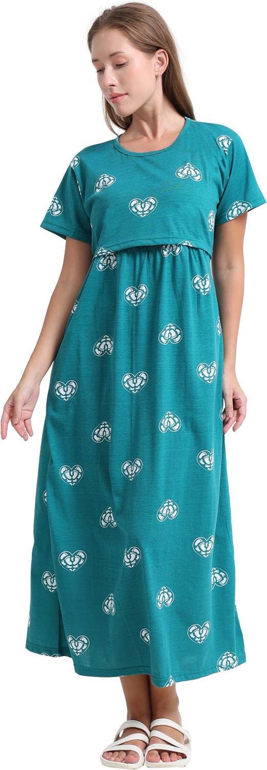 BARBET Women Maternity/Nursing Nighty