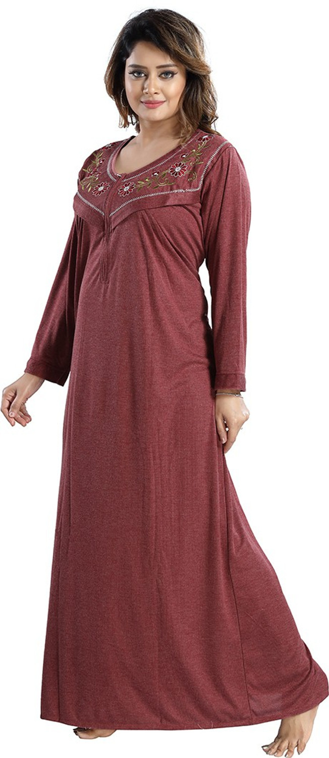 Image of Gutthi Women Maternity /Nursing Nighty