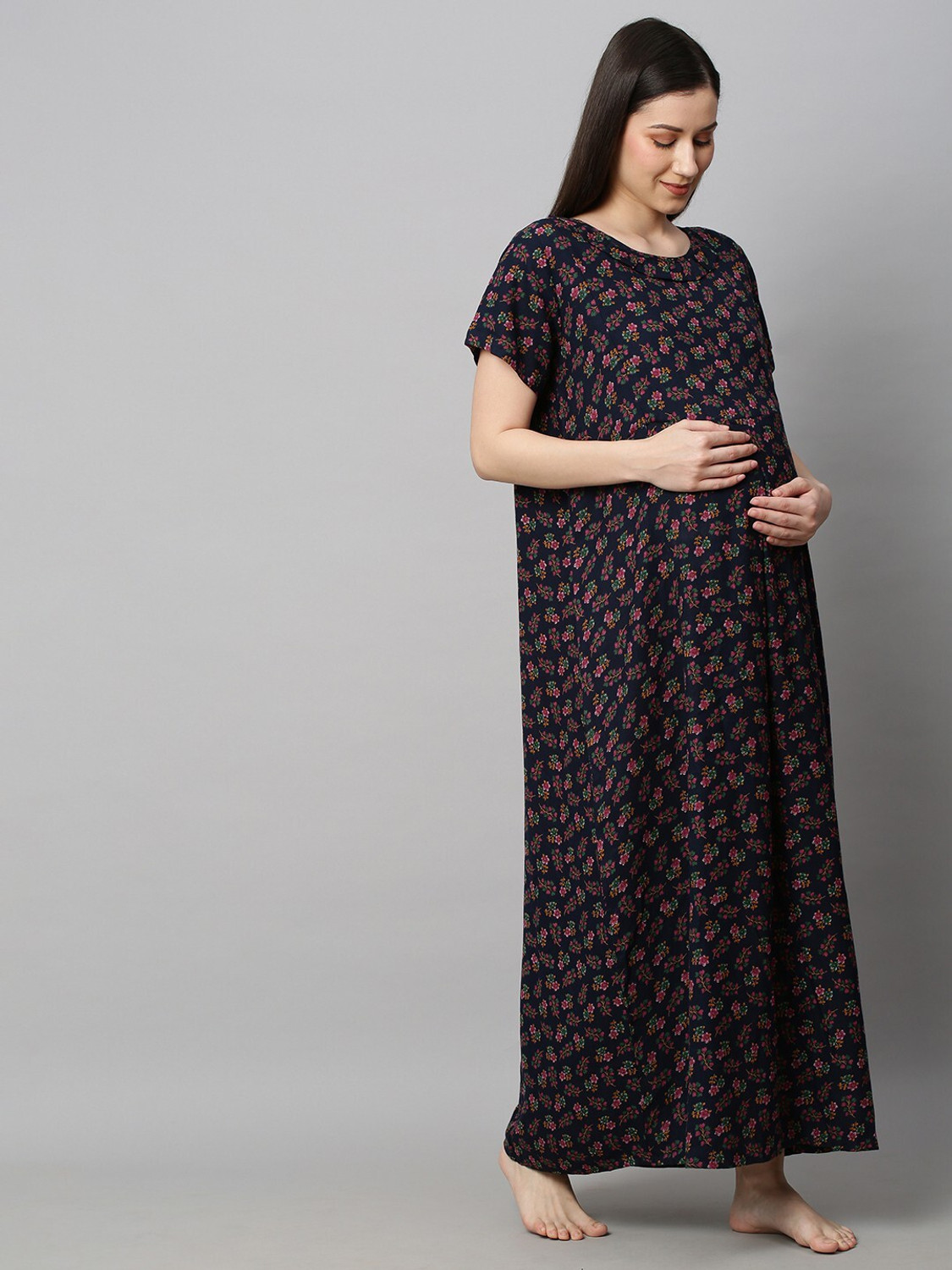 Image of MomToBe Women Maternity /Nursing Nighty