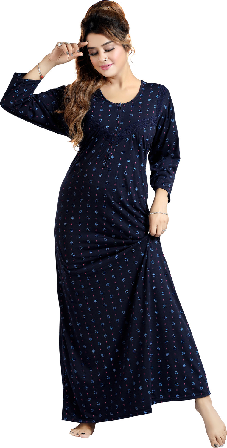 Image of Gutthi Women Maternity /Nursing Nighty