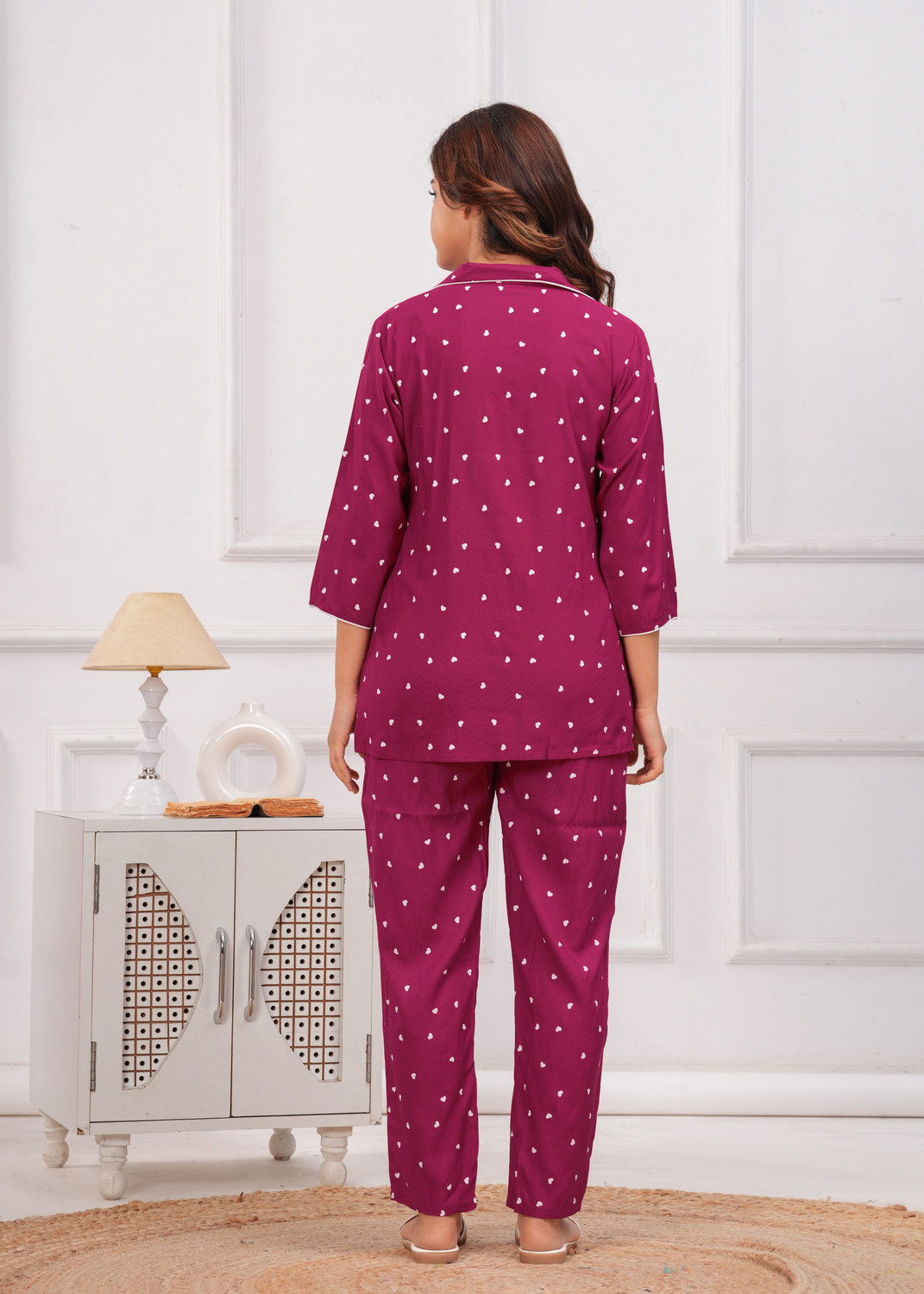 Image of GADWAL FEBRIC Women Nighty Set