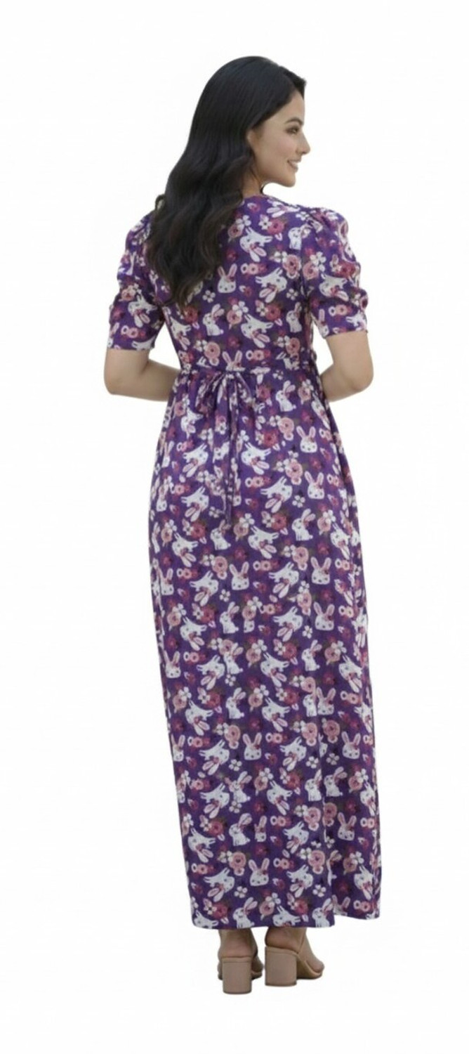 Image of KANNIMAR Women Maternity /Nursing Nighty