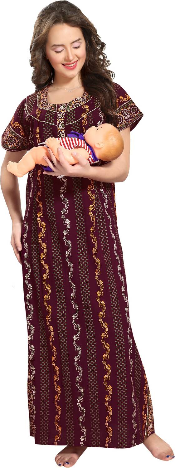 AV2 Women Maternity/Nursing Nighty