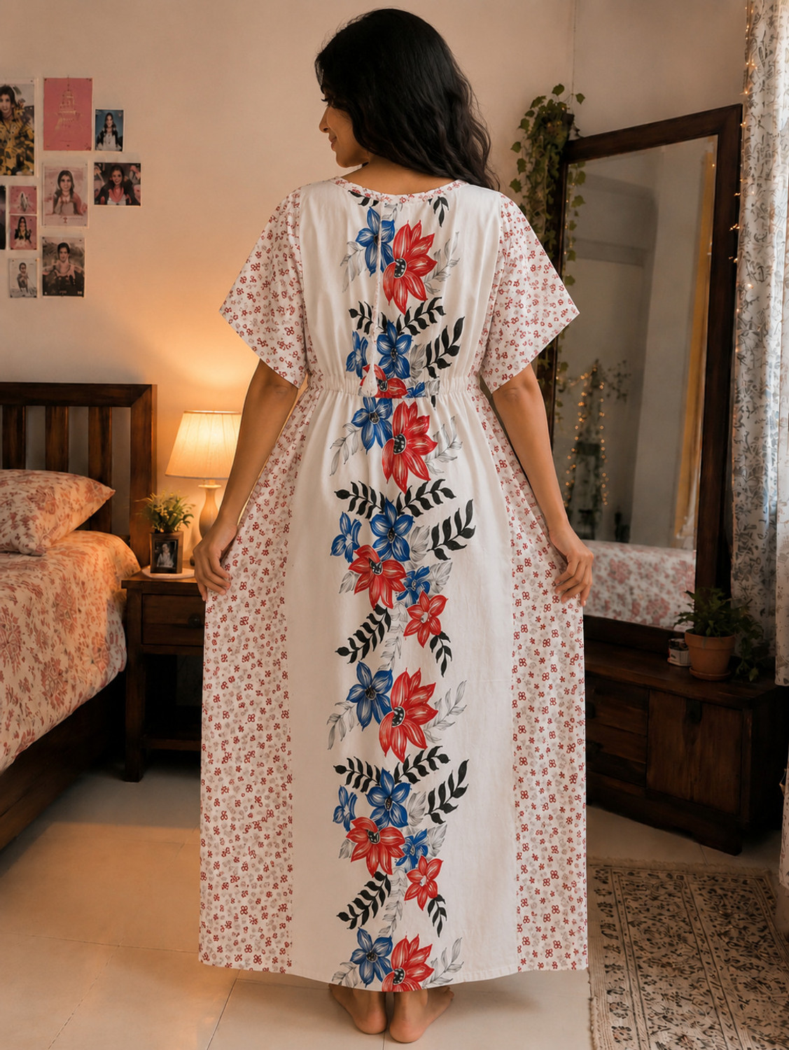 Image of Lazo Women Nightdress (White)