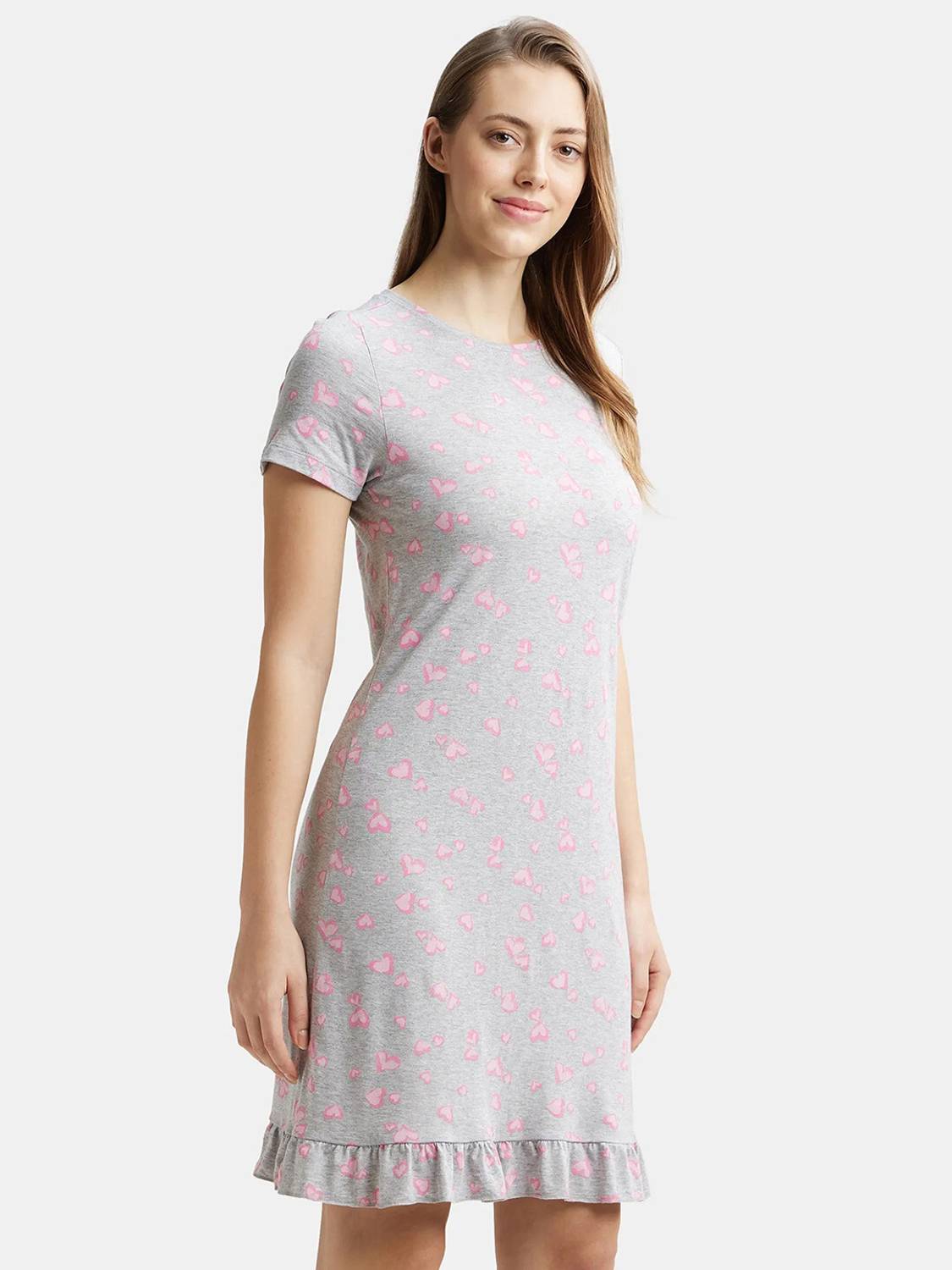 JOCKEY Women Nightdress (Grey) JOCKEY Women Nightdress (Grey)