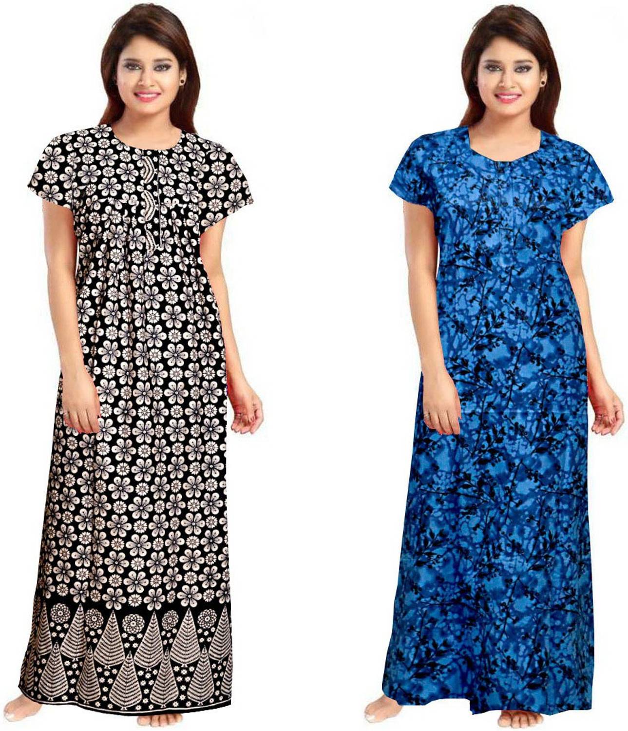 HANDICRAFT VASTRA Women Nighty Set