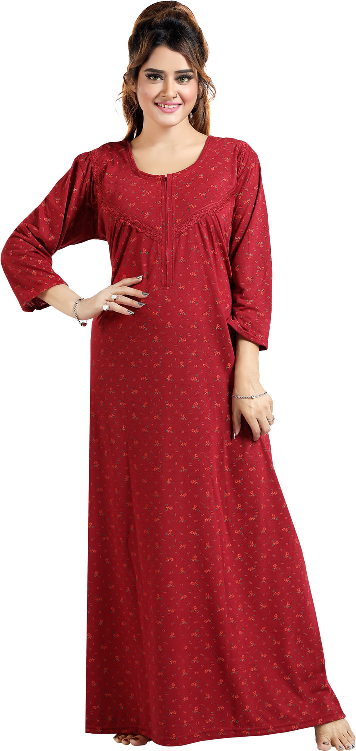 Image of Gutthi Women Maternity /Nursing Nighty