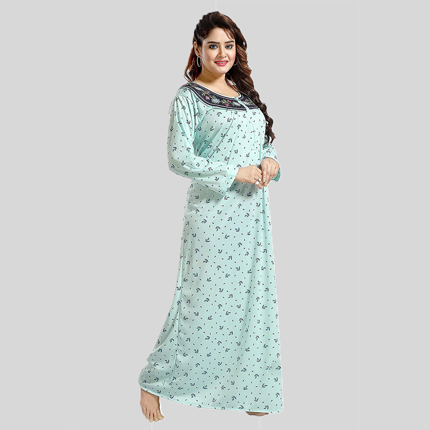 Image of Gutthi Women Maternity /Nursing Nighty
