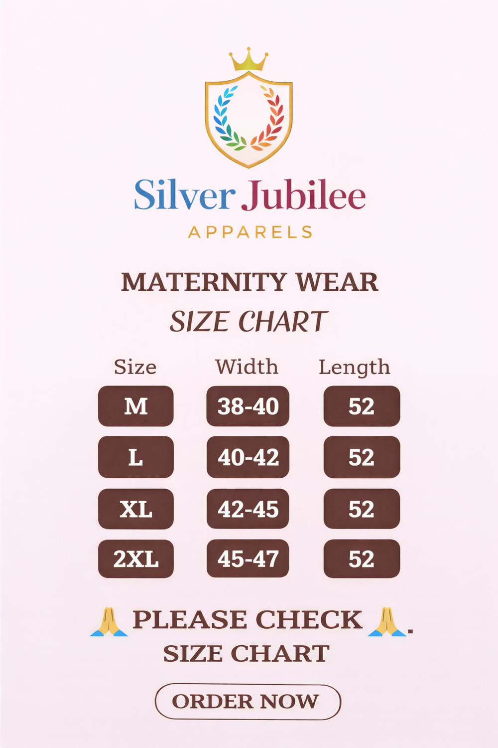 Image of SILVER JUBILE APPARELS Women Maternity /Nursing Nighty