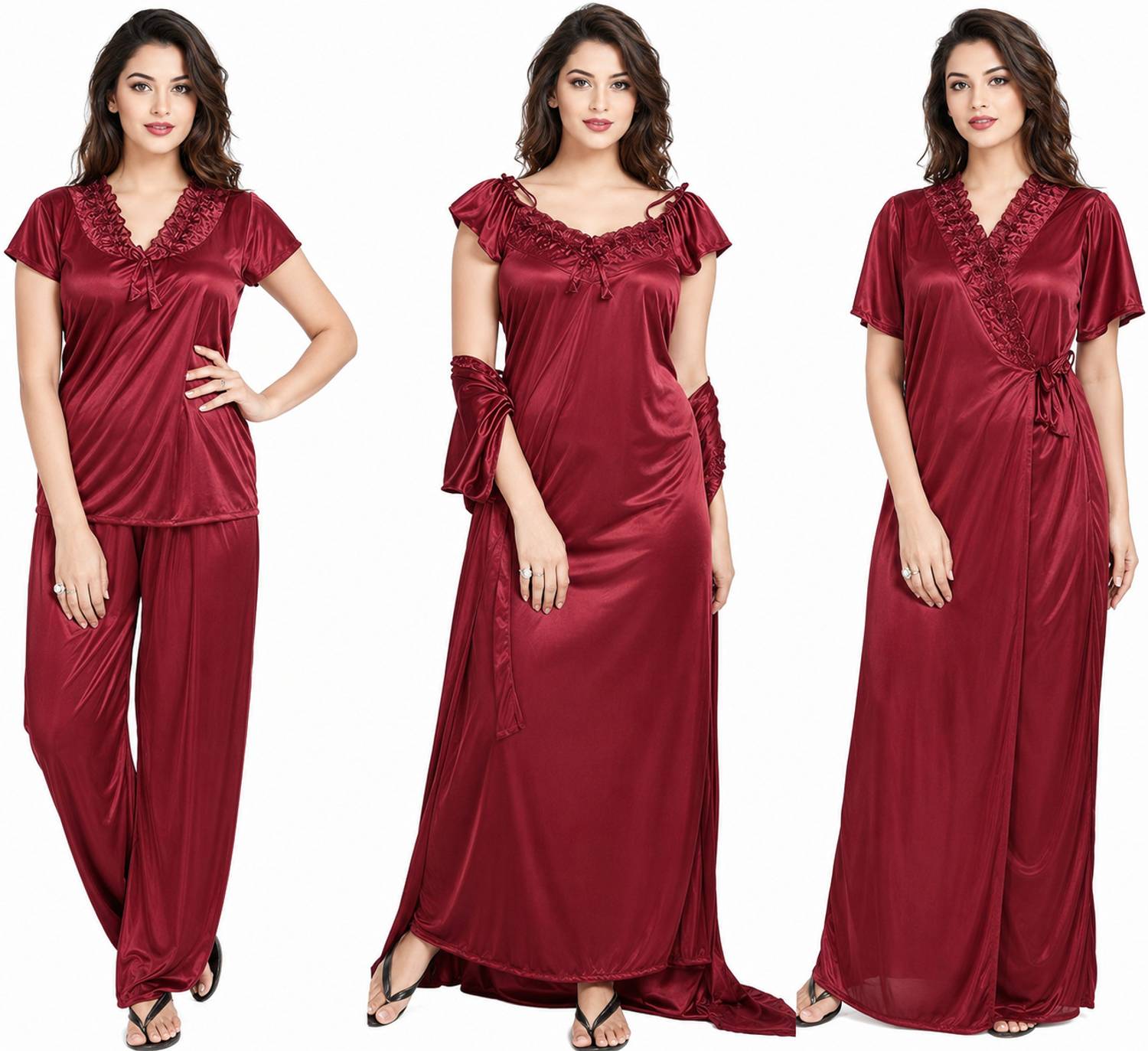 KS TRADERS Women Nighty Set