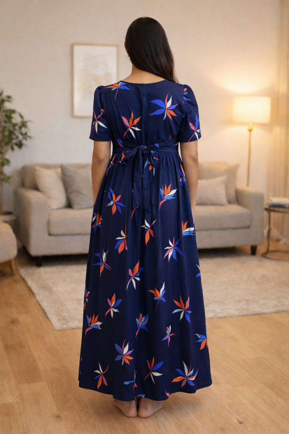 Image of SILVER JUBILE APPARELS Women Maternity /Nursing Nighty