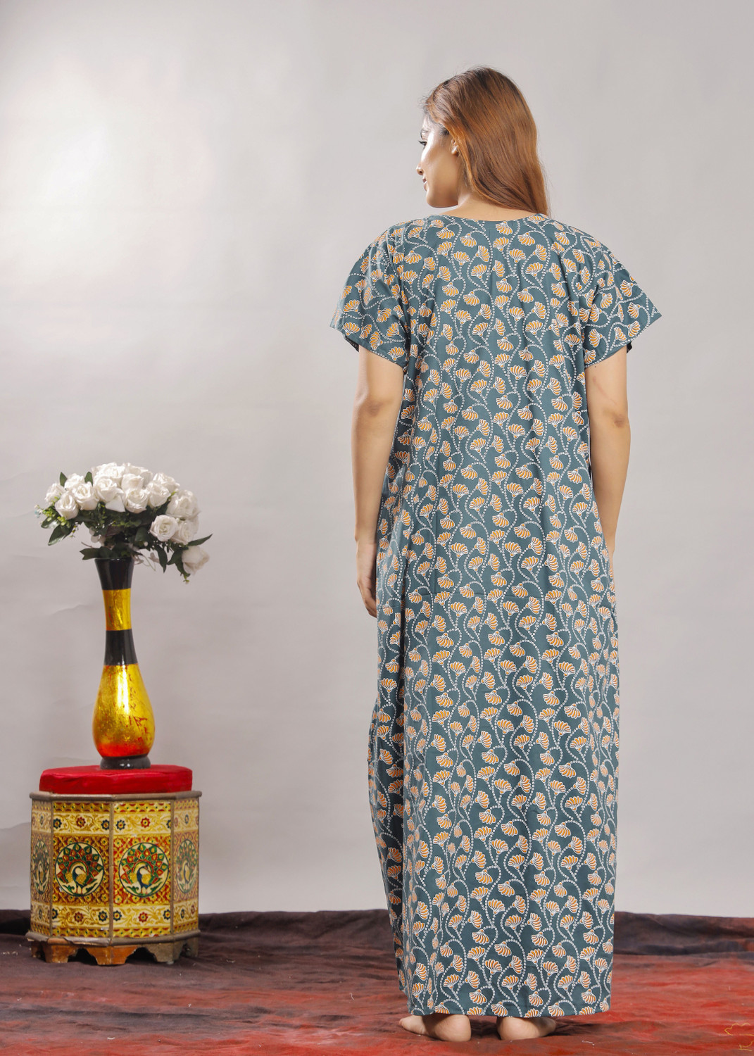 Image of Vardhana Women Maternity /Nursing Nighty