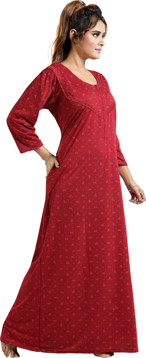 Image of Gutthi Women Maternity /Nursing Nighty