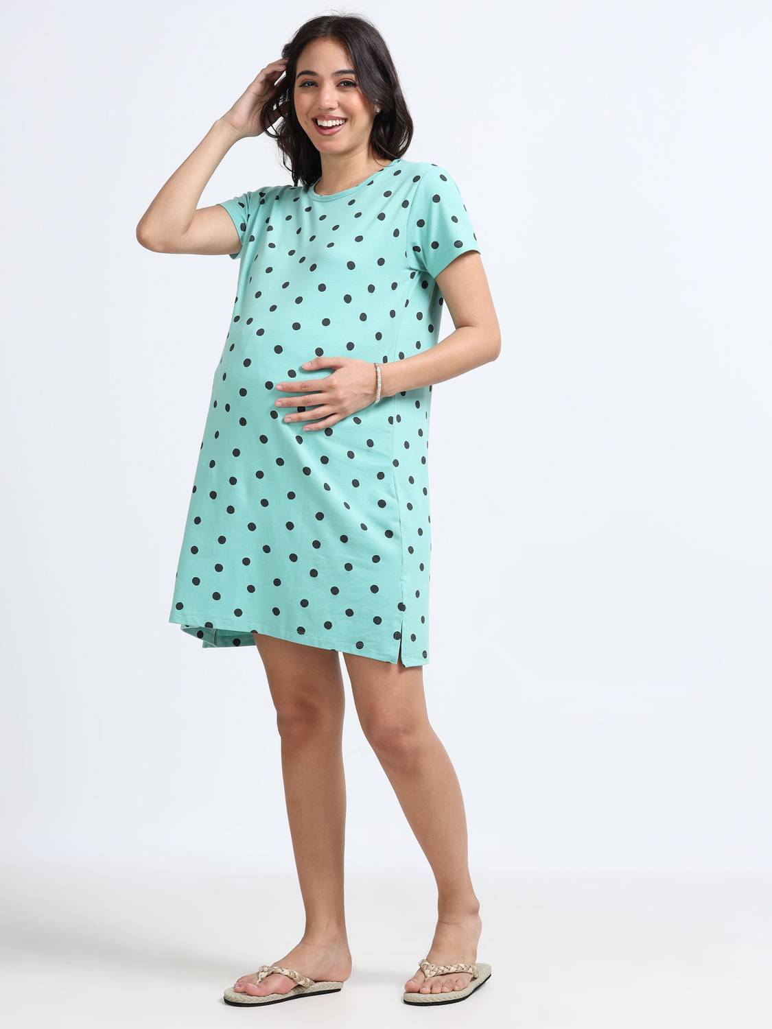 Ajju's Women Maternity/Nursing Nighty