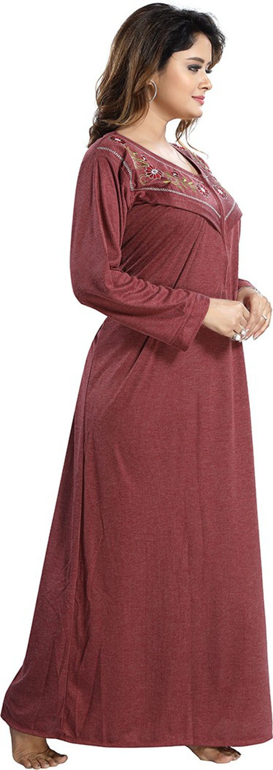 Image of Gutthi Women Maternity /Nursing Nighty