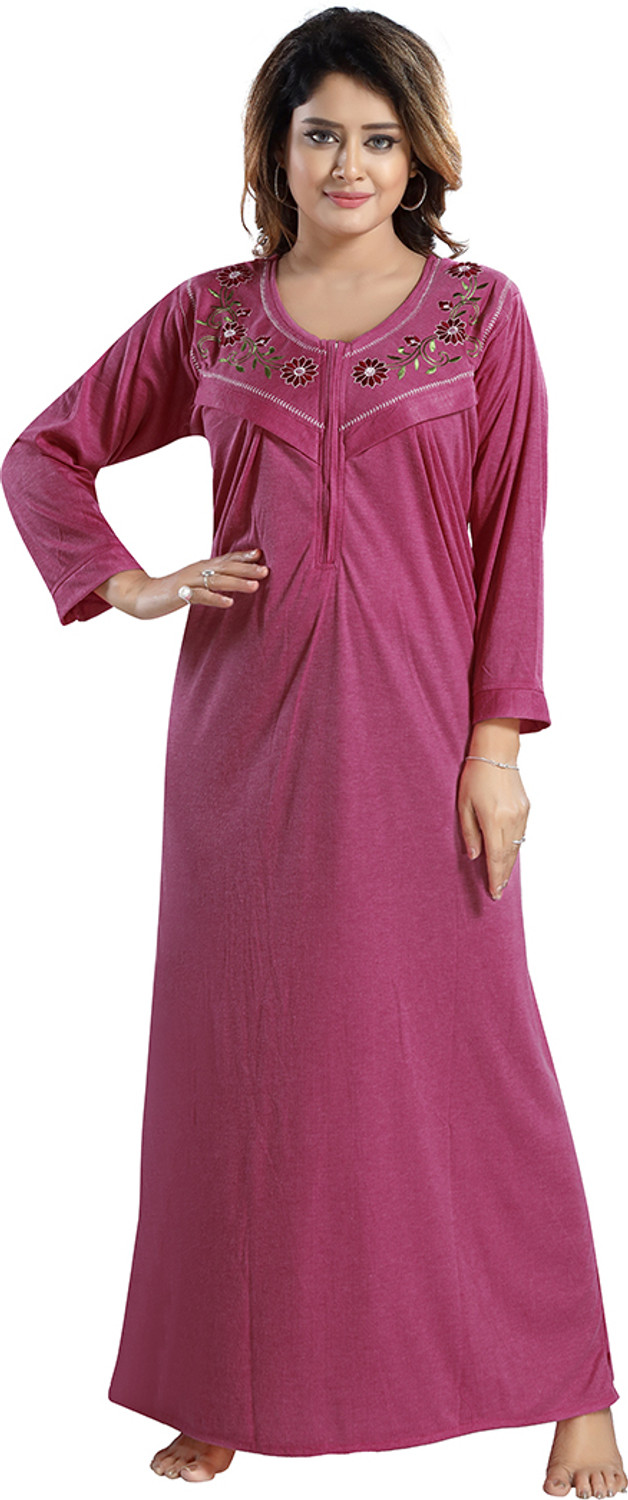 Image of Gutthi Women Maternity /Nursing Nighty