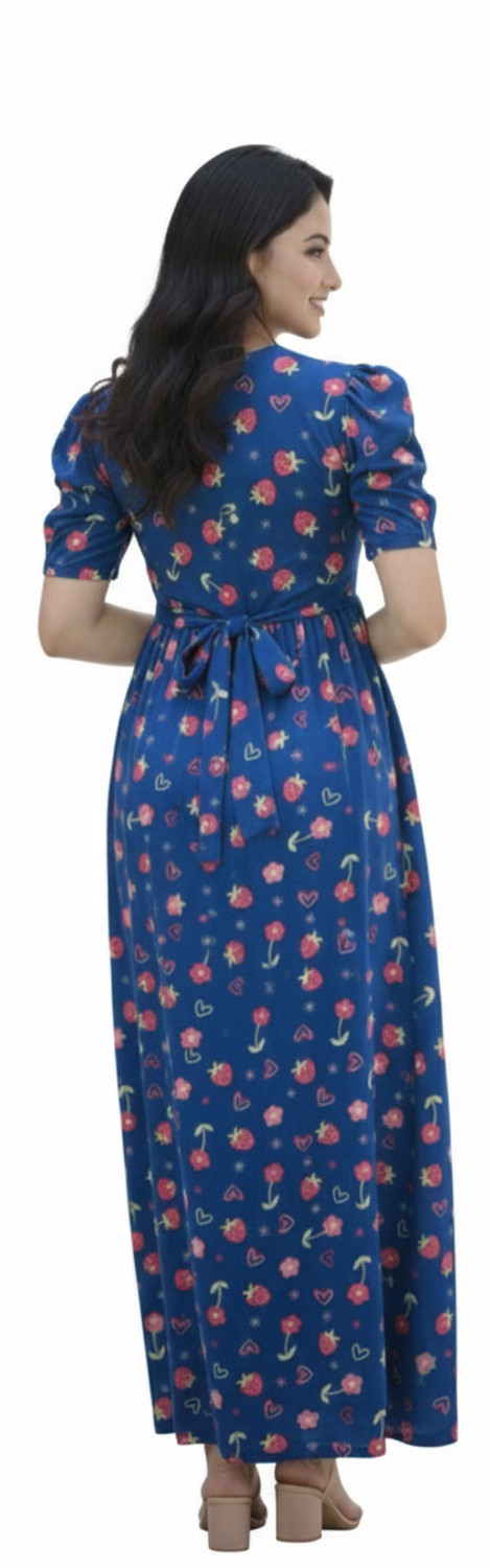 Image of KANNIMAR Women Maternity /Nursing Nighty