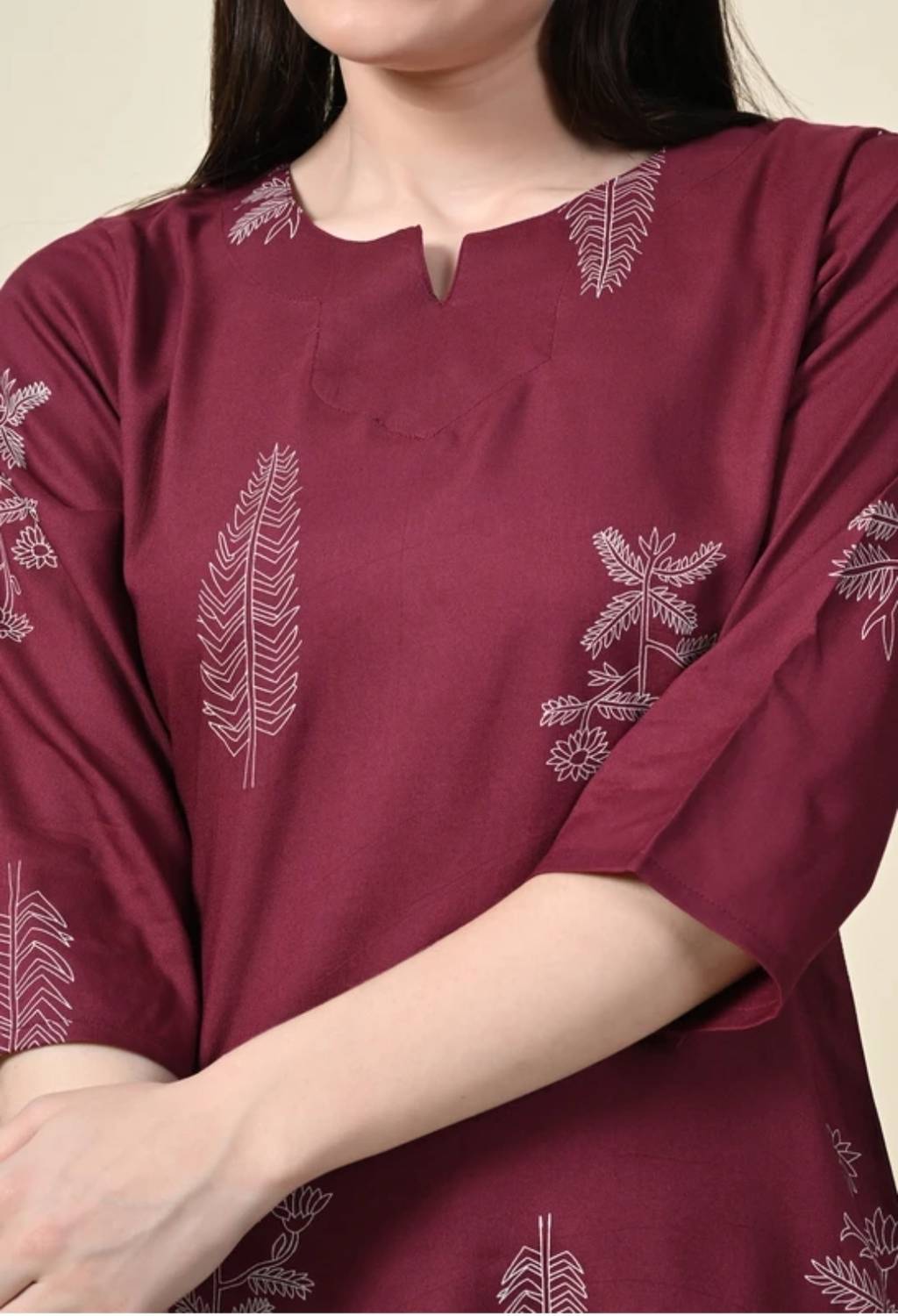 Nishwear Women Floral Print Multicolor Top & Pyjama Set - Image 4