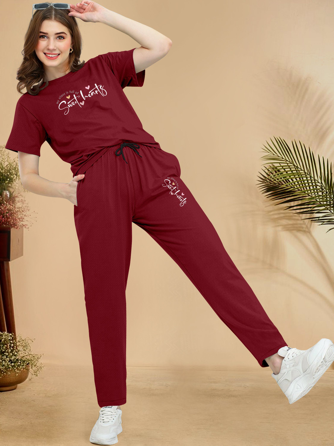Image of BelleBird Women Printed Multicolor Top & Pyjama Set