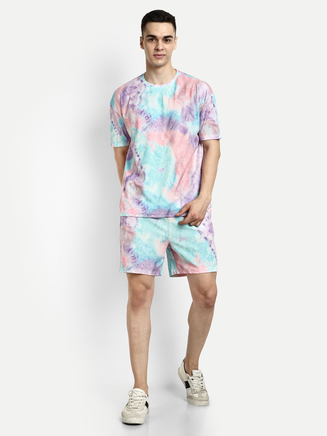 Image of Leriya Fashion Men Ombre /Dyed Multicolor Night Suit Set