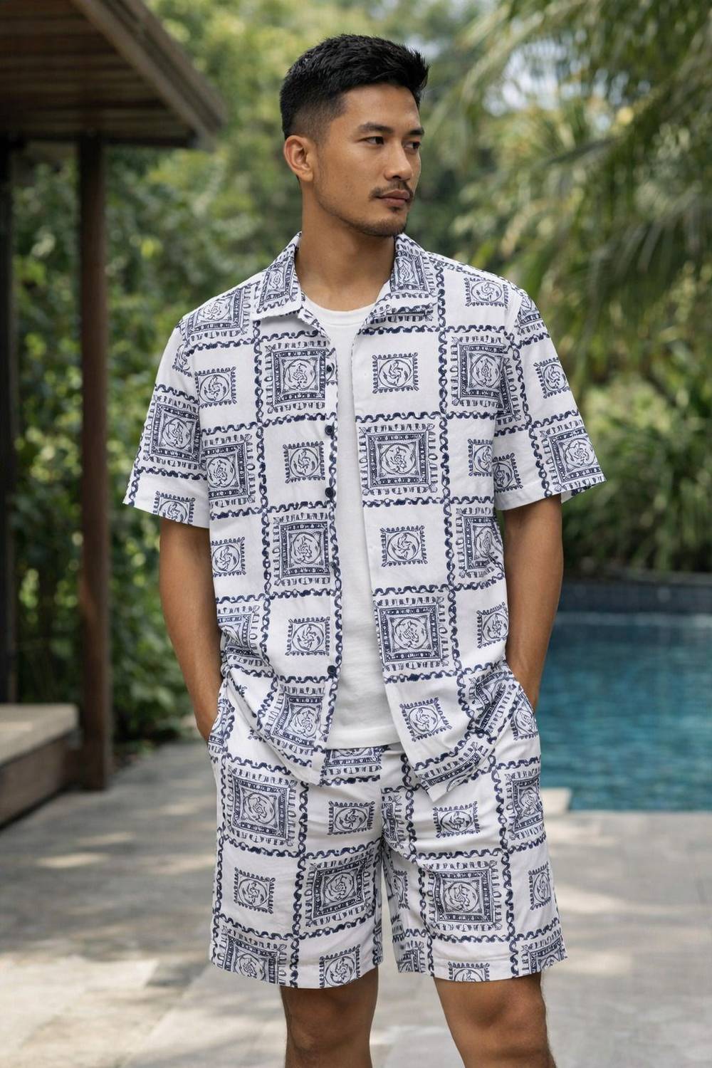7starenterprise7 Shirt Chinos Co-ords Set
