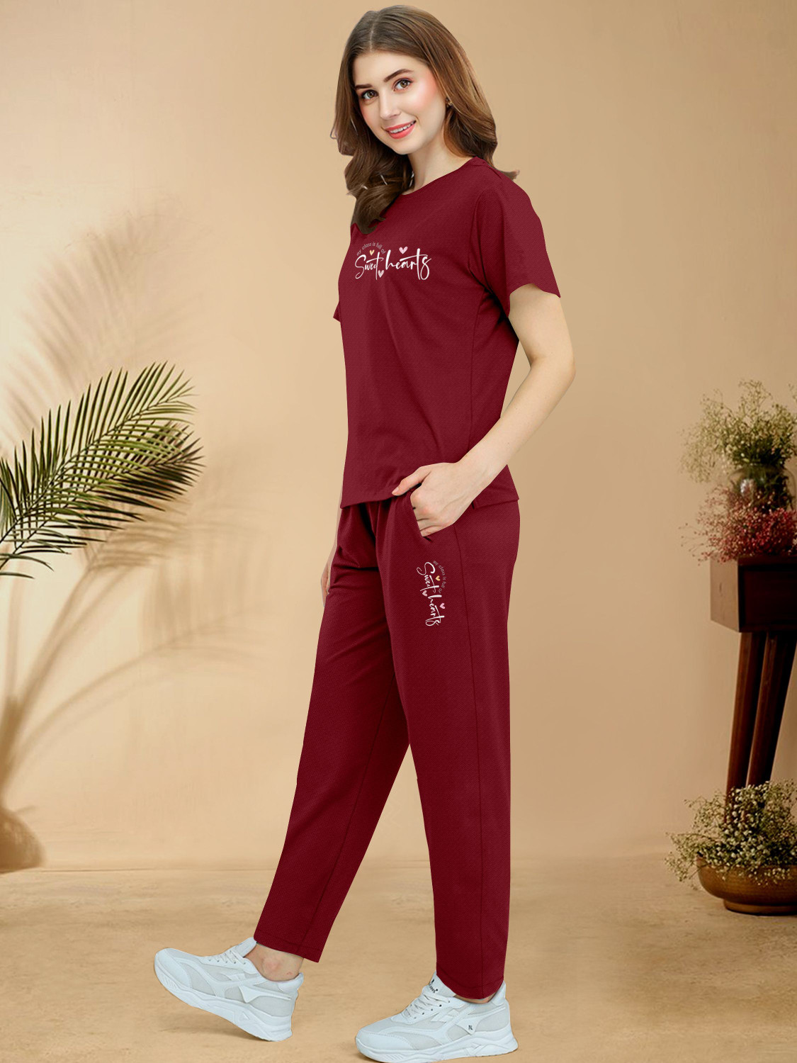 Image of BelleBird Women Printed Multicolor Top & Pyjama Set