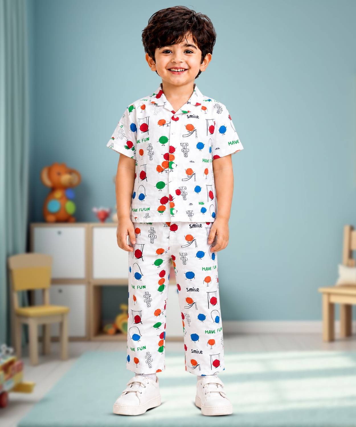3BROS Boys Printed Multicolor Night Suit Set Price in India - Buy 3BROS Boys Printed Multicolor Night Suit Set at Flipkart.com Night Suit Set