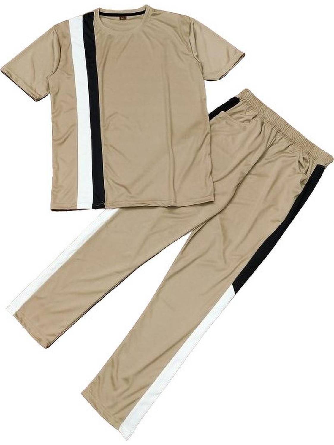 BALUDACLOTHS Boys Colorblock Multicolor Night Suit Set