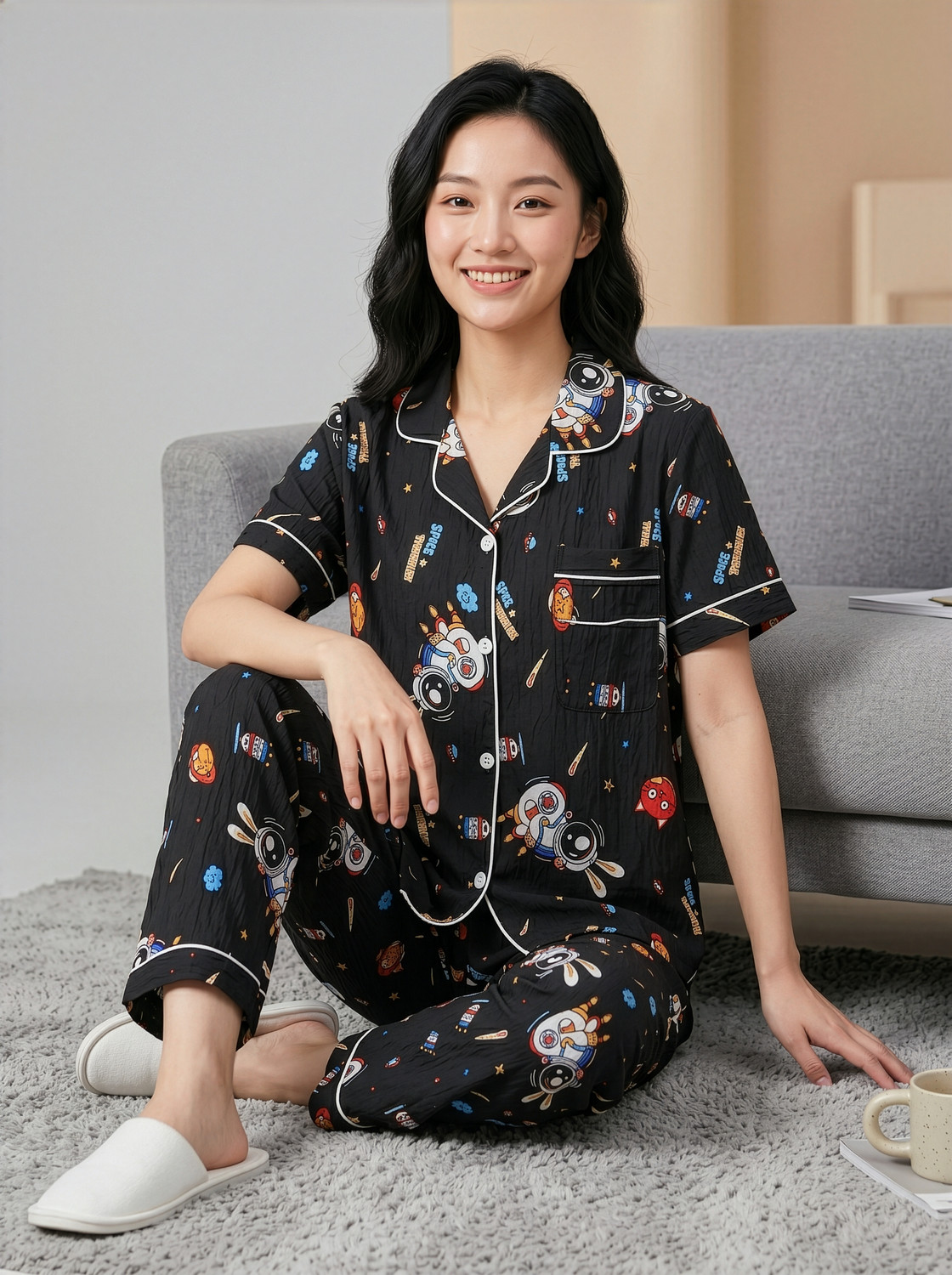 Image of Lugo Shirt Palazzos Co-ords Set